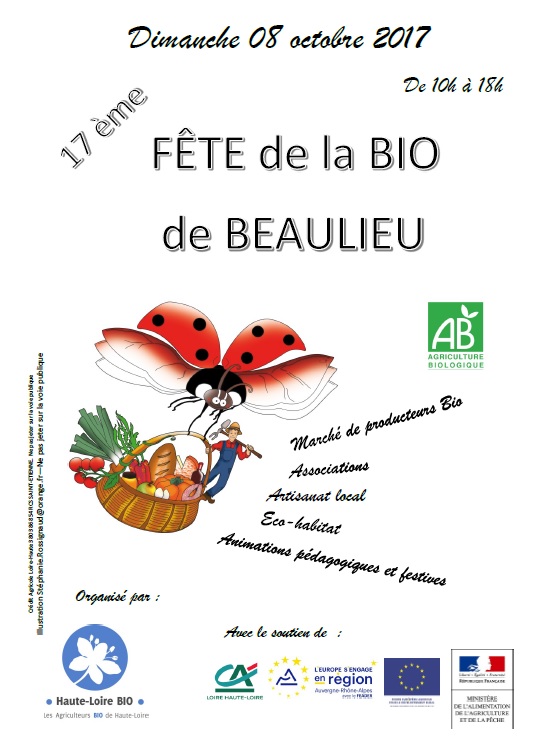 Flyer fête bio beaulieu