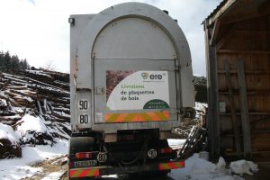 Livraison de bois déchiqueté