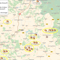 Carte implantation des chaufferies Modul'R d'ERE43