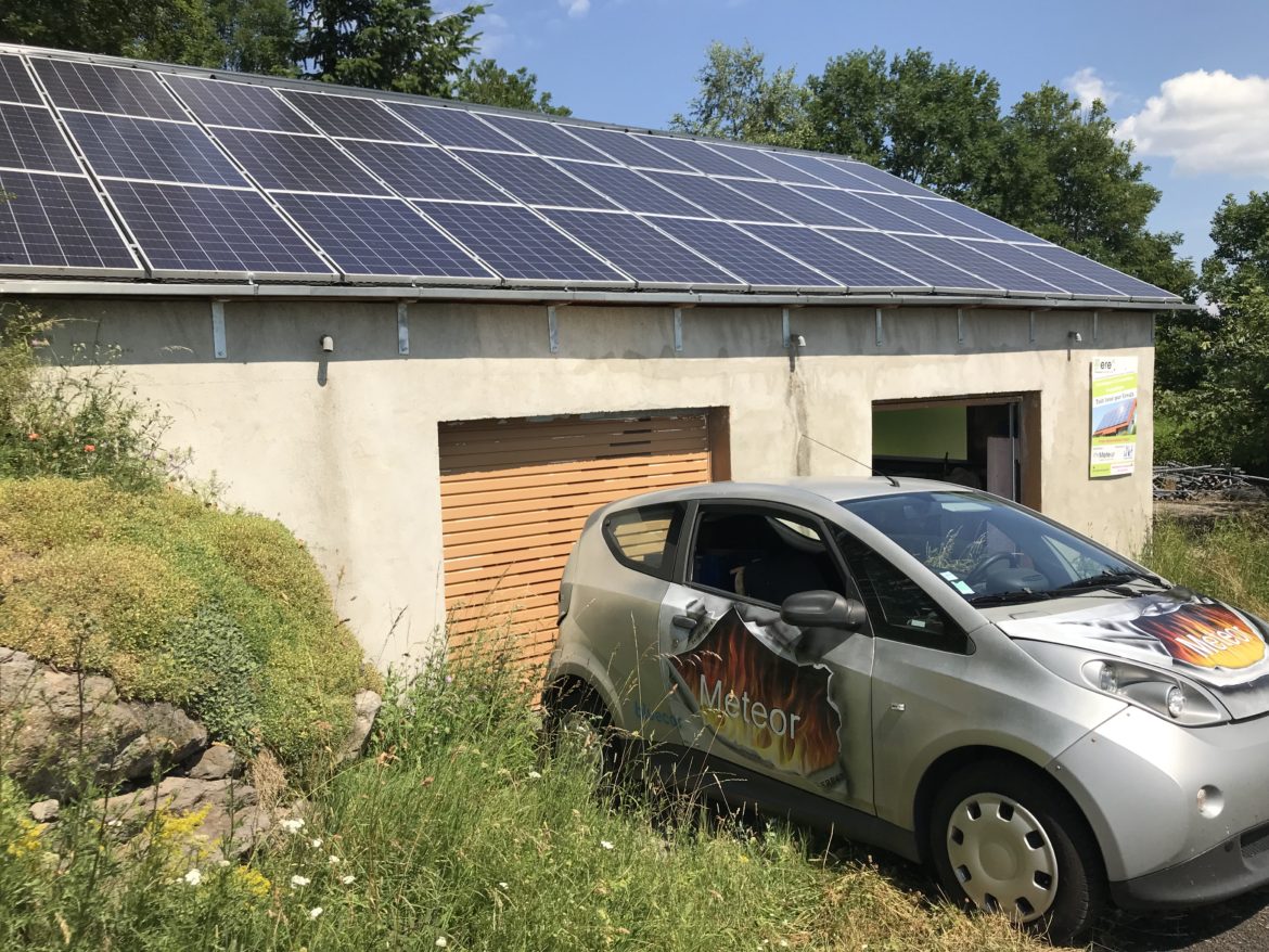 Centrale photovoltaïque au Mazet St Voy