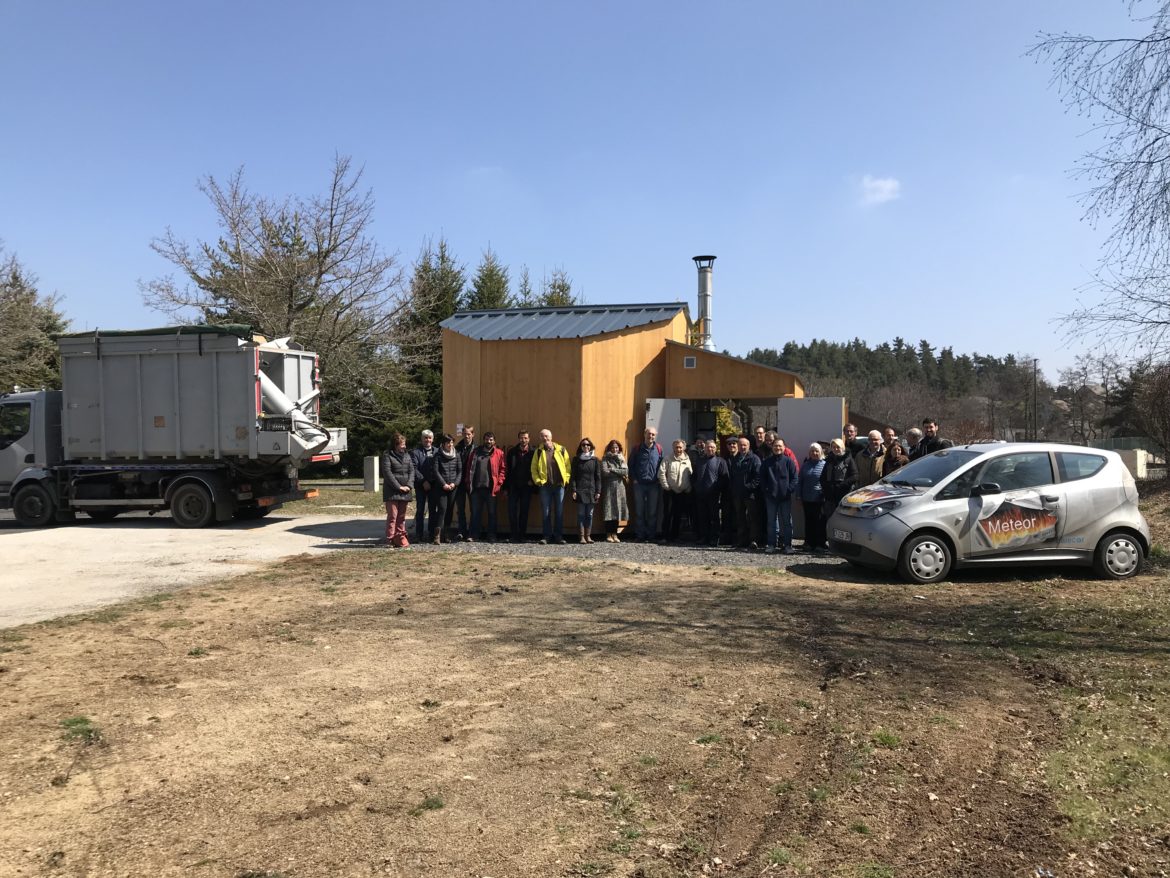 ERE43 inaugure sa 5ème chaufferie bois installée au Mazet-St-Voy